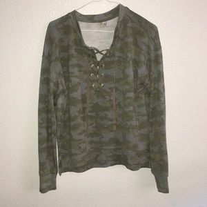 A camouflage top